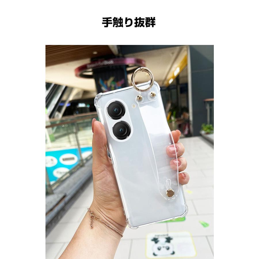 ASUS Zenfone 10 ケース カバー クリア CASE 衝撃に強いTPU素材 スマホ