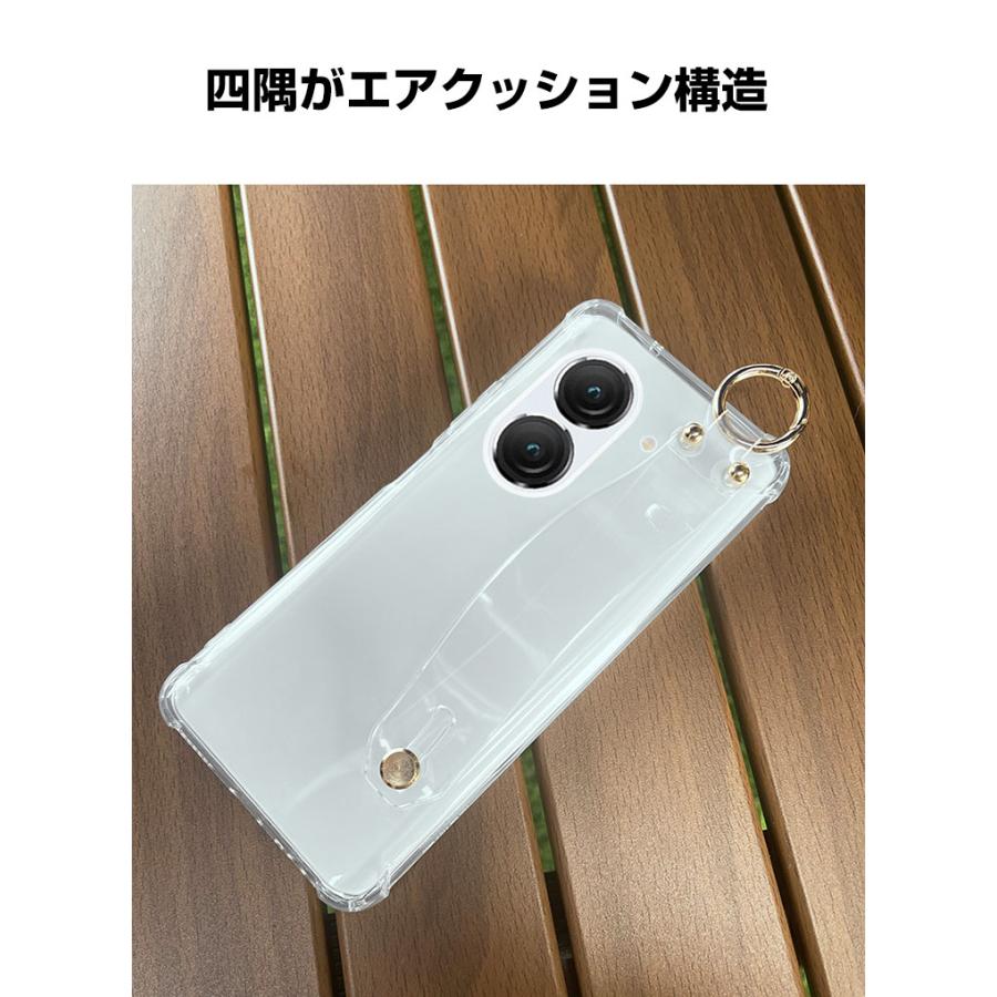 ASUS Zenfone 10 ケース カバー クリア CASE 衝撃に強いTPU素材 スマホ