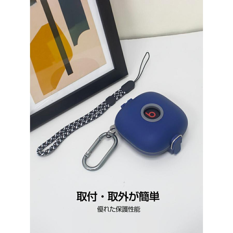 Beats Fit Pro ケース 2重構造 TPU+PC CASE 落下防止 独特なスイッチ