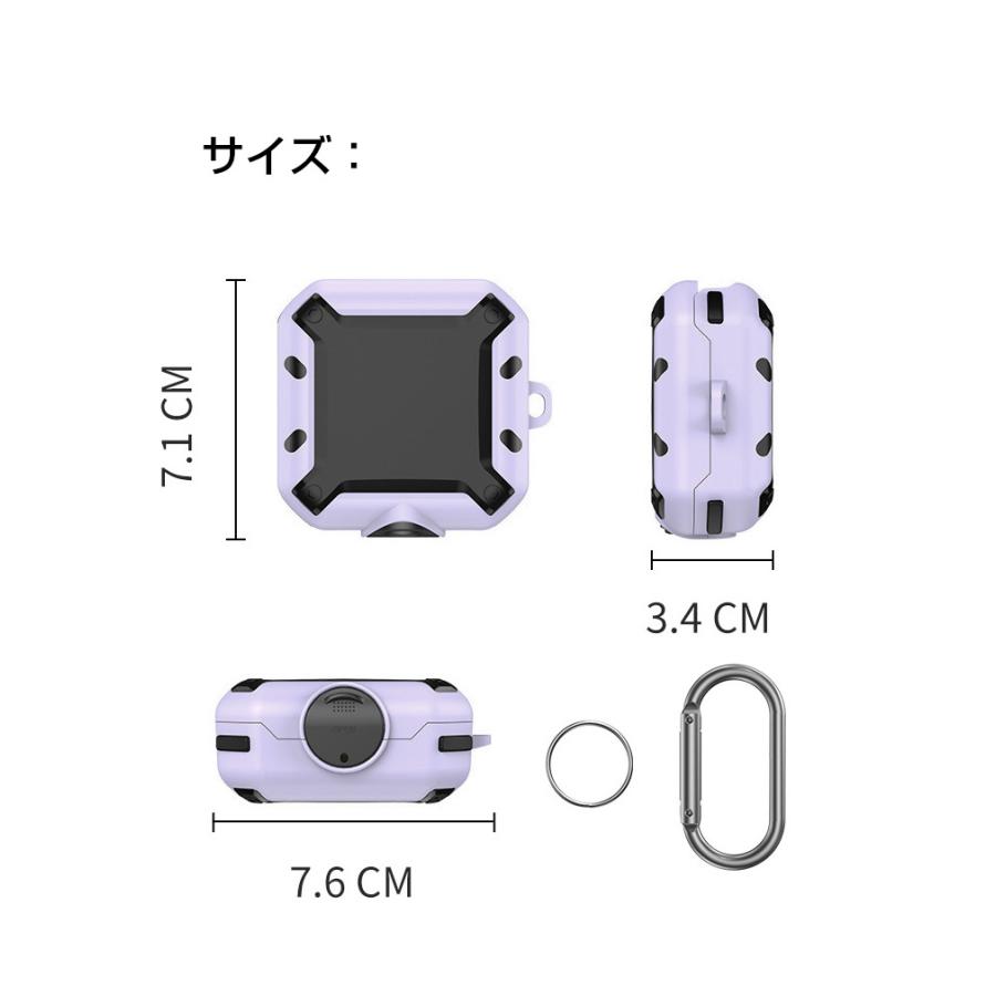 Beats Fit Pro ケース 2重構造 TPU+PC カバー CASE 耐衝撃 落下防止