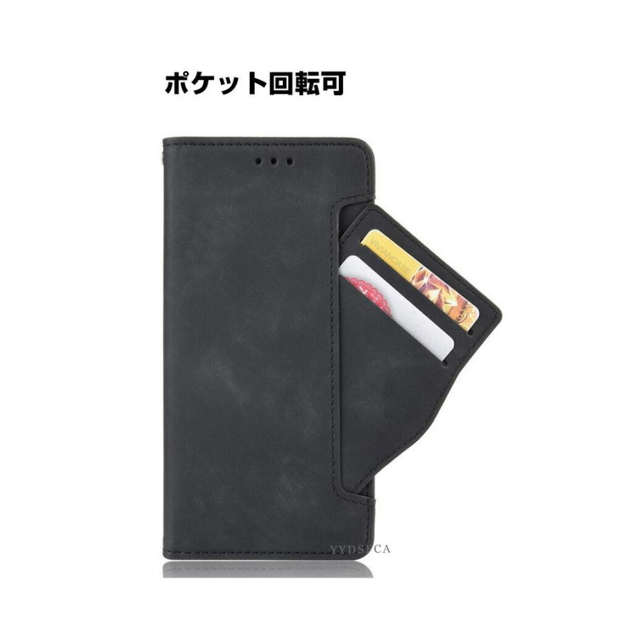 Blackview WAVE 7C用の手帳型カバー TPU+PUレザー スタンド機能 カード