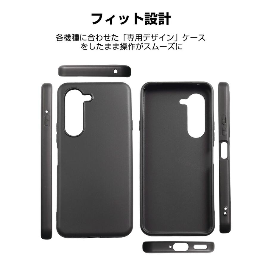 arrows FCNT Arrows Alpha F-51F ケース用の衝撃に強いTPU素材 便利