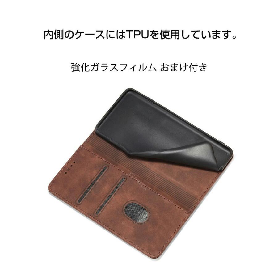 arrows FCNT Arrows We3 / Plus用の手帳型カバー TPU+PUレザー