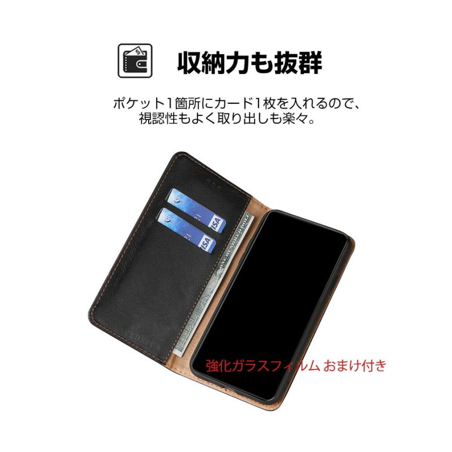 arrows FCNT Arrows We3 / Plus用の手帳型カバー TPU+PUレザー
