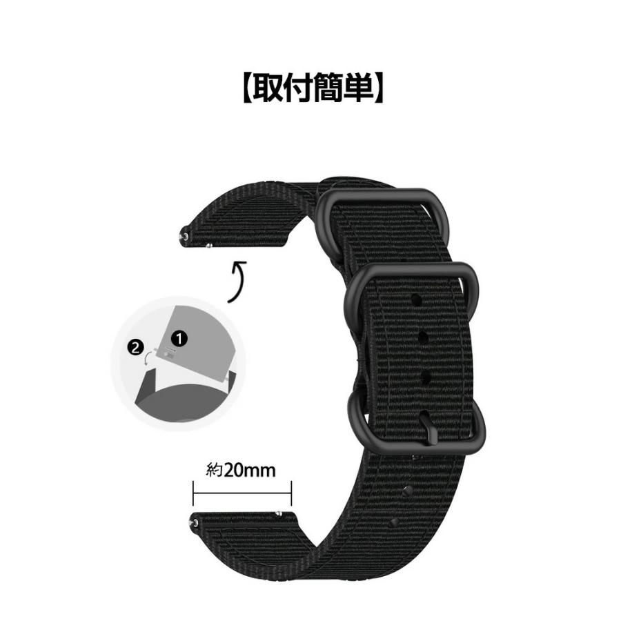 Galaxy  Watch6/6 Classic 43mm 47mm Watch 5 40mm  44mm Watch5 Pro 45mmスマートウォッチ 交換 バンド  ナイロン ギャラクシー 交換用 バンド｜coco-fit2018｜13