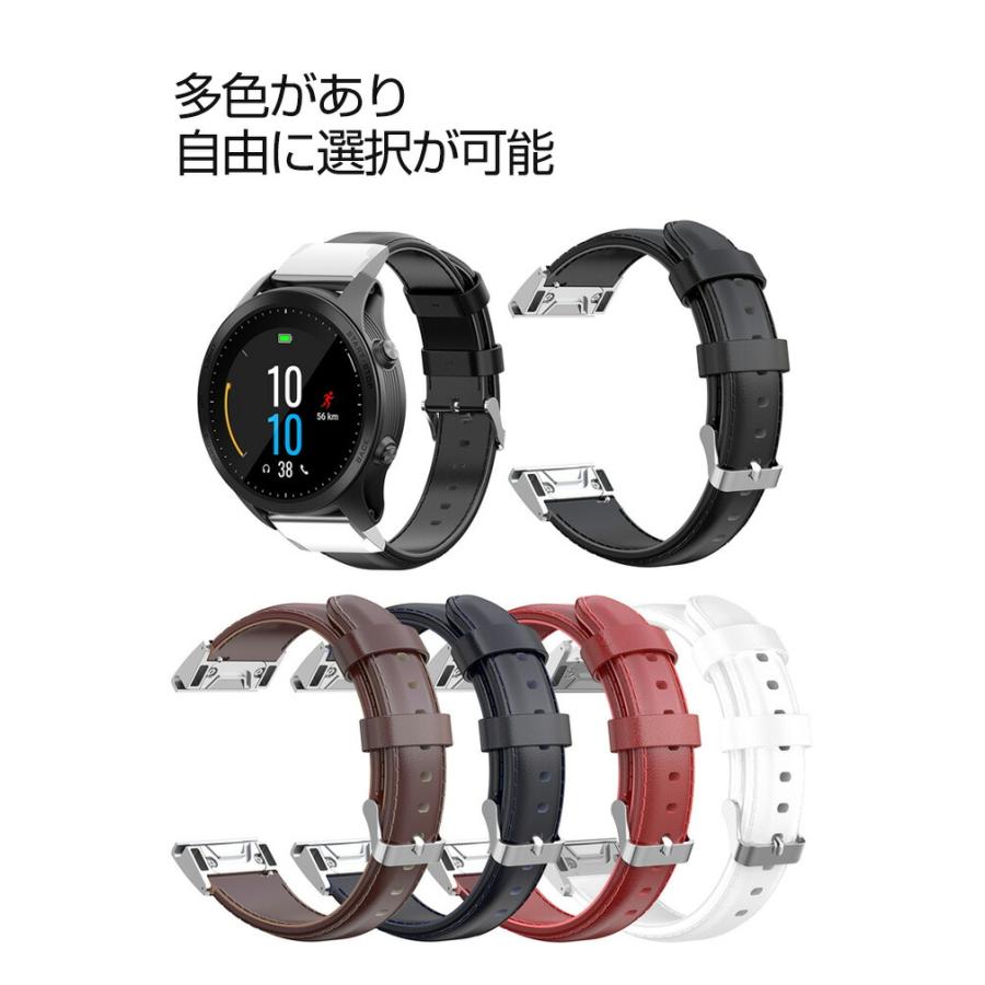 Garmin Approach S70 47mm S62 S60 交換 バンド PUレザー素材 おしゃれ
