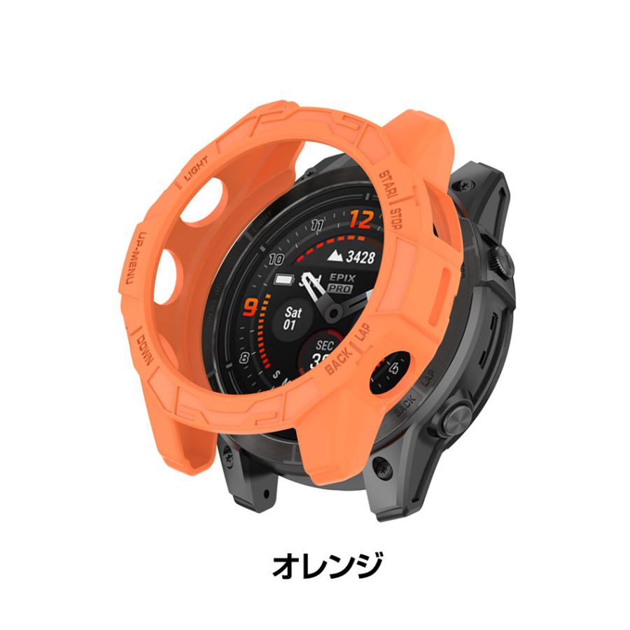 Garmin epix Pro (Gen 2) 42mm 47mm 51mm Fenix 7S 7 7X ケース TPU シンプルで ...