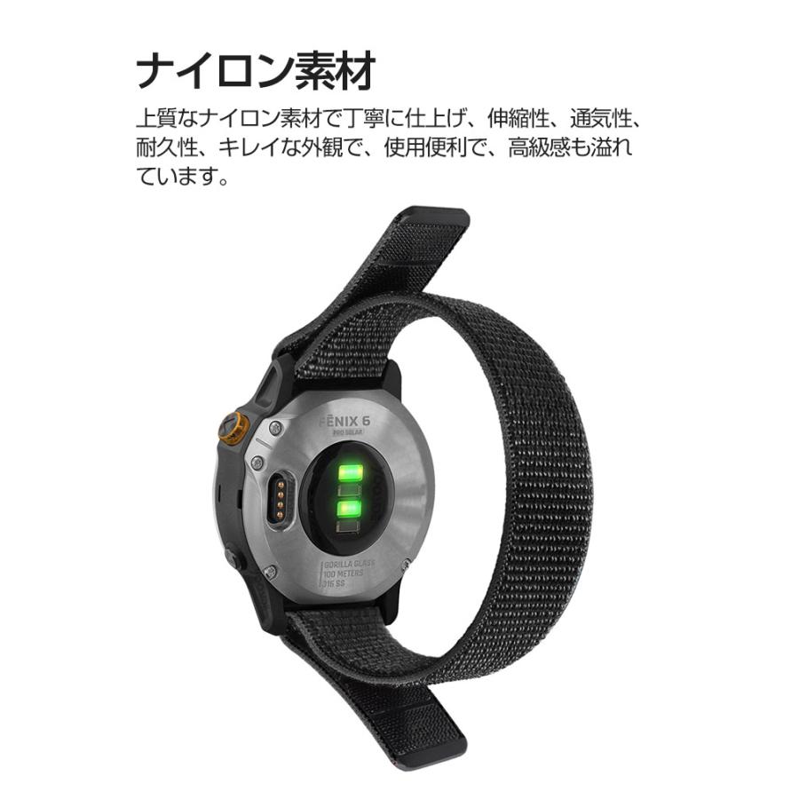 GARMIN Approach S70 47mm BLACK +ベルト+フィルム Garmin Approach S70 42mm/47mm 交換 時計バンド ナイロン素材