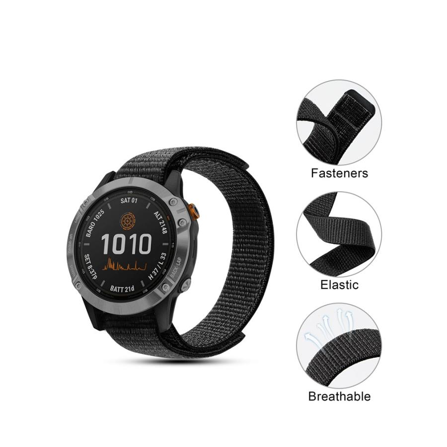 Garmin Approach S70 42mm/47mm 交換 時計バンド ナイロン素材