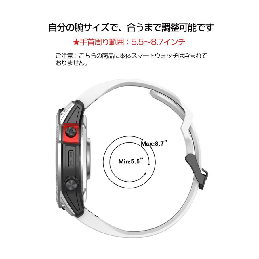 Garmin Fenix 7 Pro Approach S70 epix Pro (Gen 2) 47mm approach S62 EPIX gen2 交換 バンド シリコン素材 替えベルト ガーミン 腕時計バンド 交換ベルト｜coco-fit2018｜15