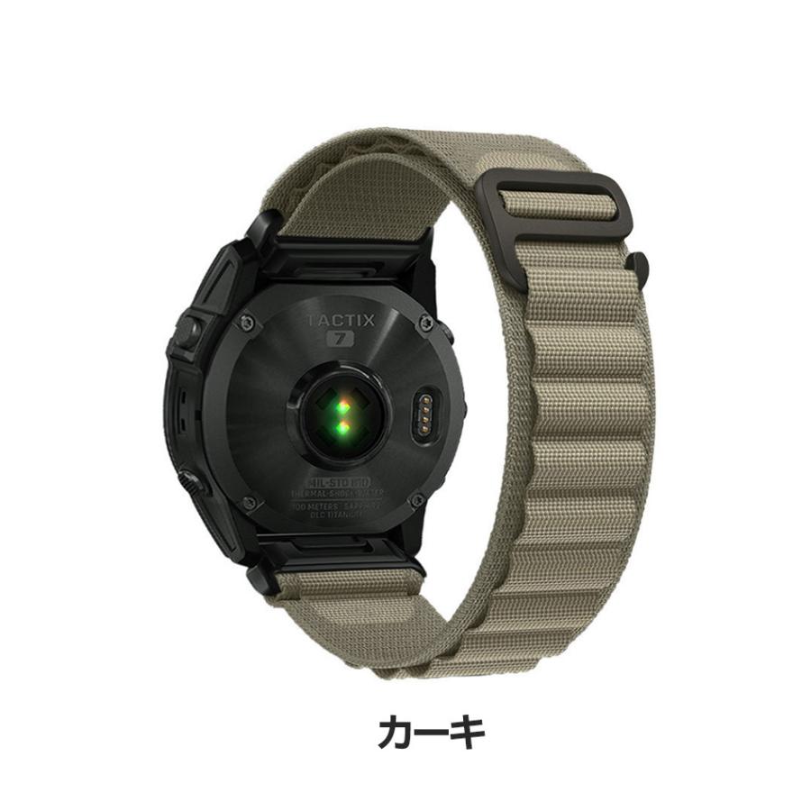 Garmin Approach S70 47mm 交換 時計バンド オシャレな ナイロン素材
