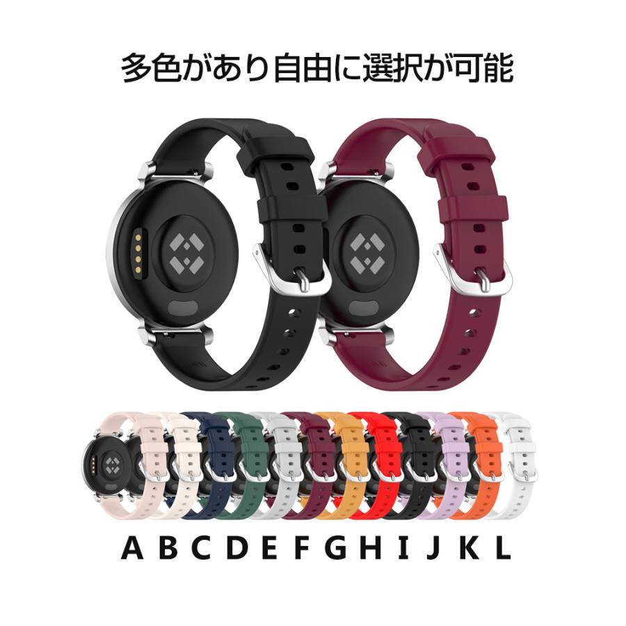 Garmin Lily 2 /Lily 2 Classic /Lily 2 Sport 交換 バンド シリコン素材 おしゃれ 腕時計ベルト スポーツ ベルト 替えベルト 簡単装着 人気 腕時計バンド｜coco-fit2018｜20