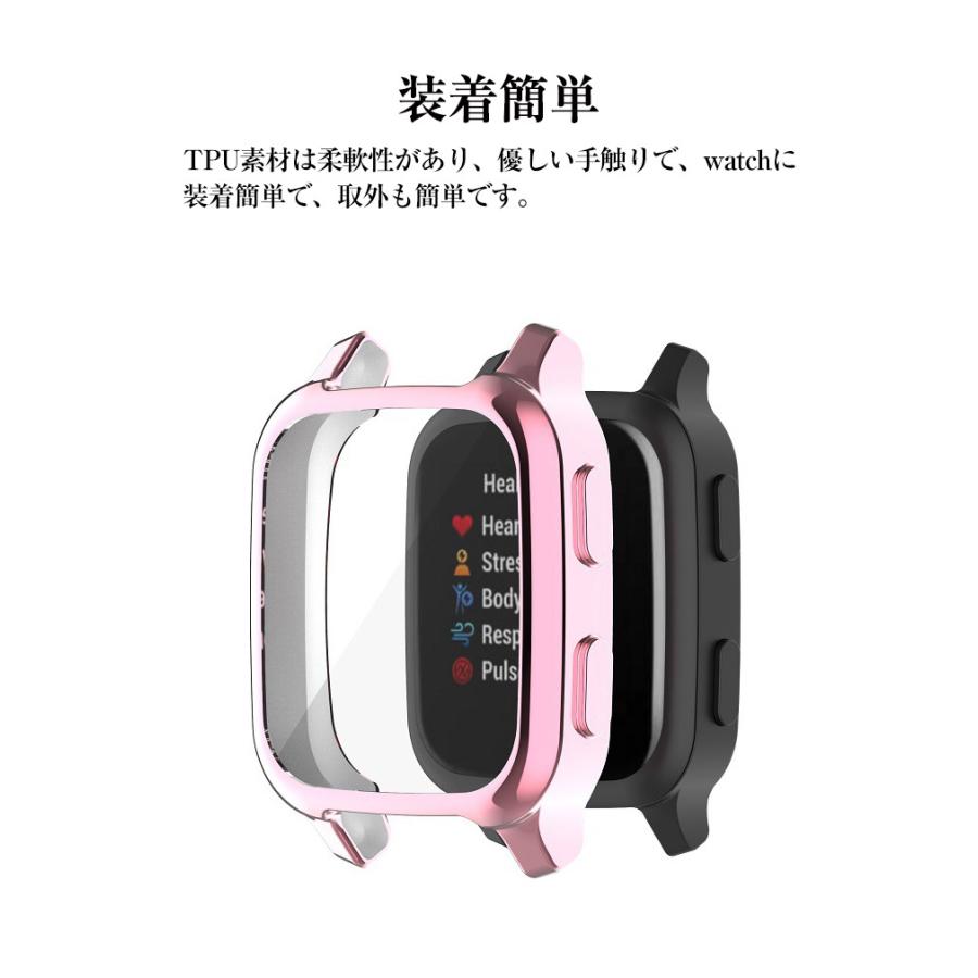 GARMIN Venu Sq 2 Music ケース TPU シンプルで ソフトカバー ガーミン