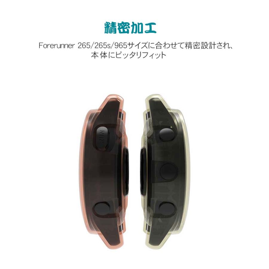 GARMIN Forerunner 265 265s 965 ケース TPU マルチカラー シンプルで