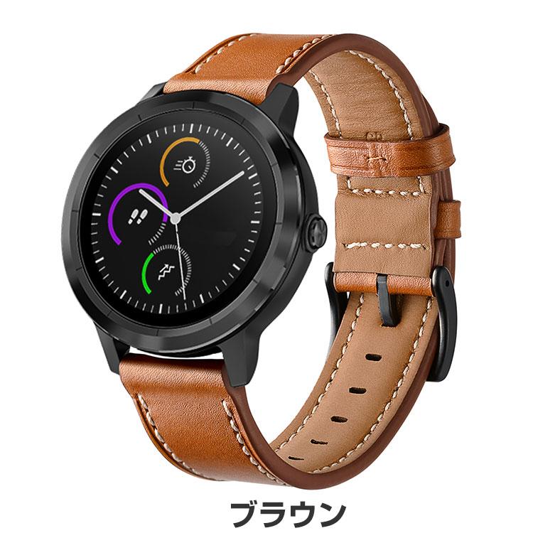 GARMIN ガーミン Venu 3 スマートウォッチ PUレザー 腕時計ベルト