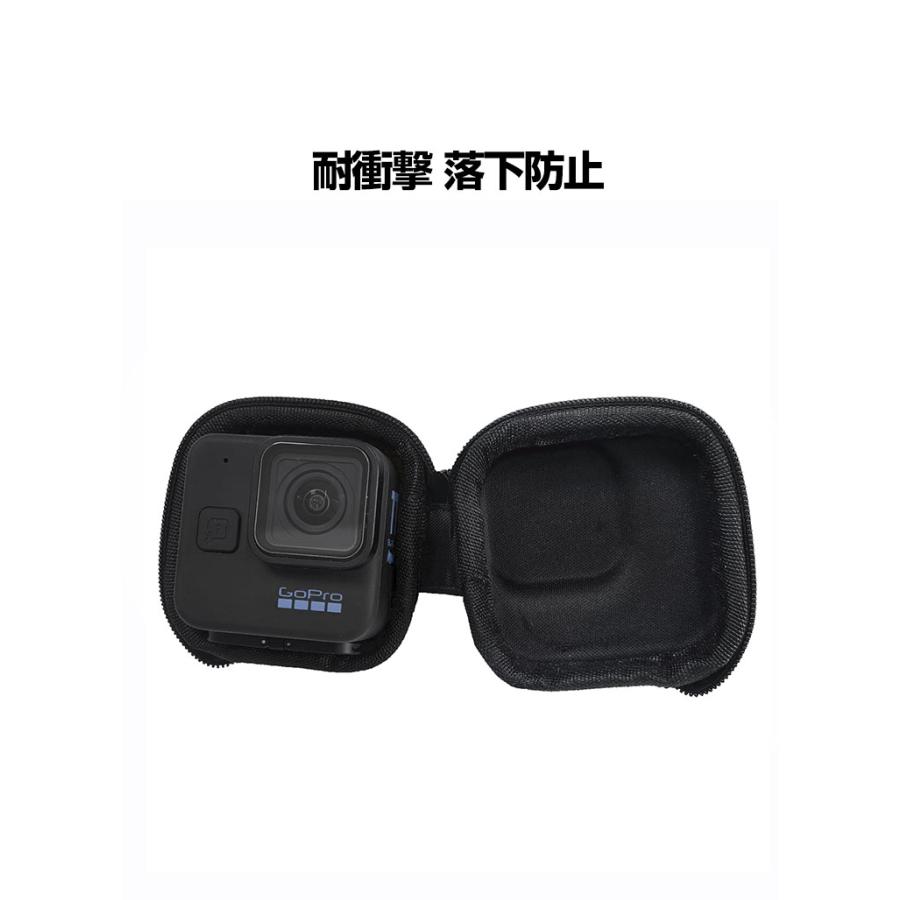 Gopro Hero 11Black mini  収納ケース 耐衝撃 GoPro用アクセサリー 便利 実用 人気 おすすめ おしゃれ 便利性の高い 軽量  収納バッグ 収納ケース｜coco-fit2018｜04