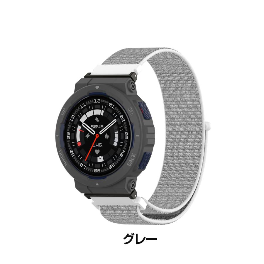Amazfit Active Edge 交換 時計バンド オシャレな ナイロン素材 