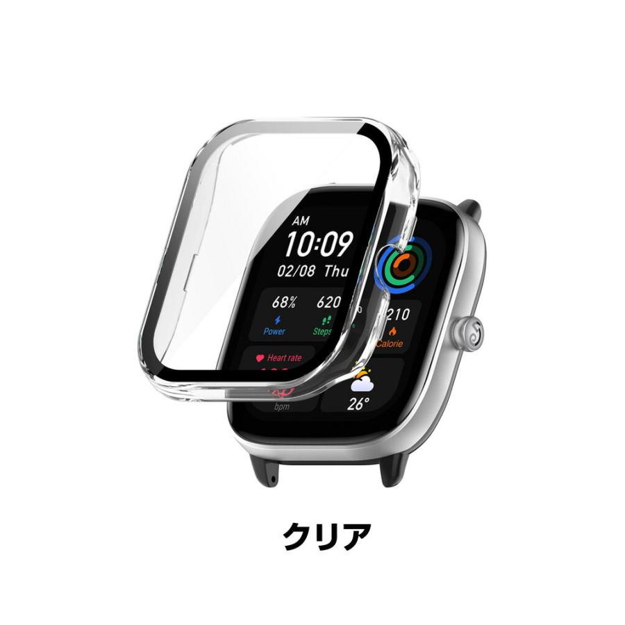 Amazfit GTS 4 Mini クリアケース PC&強化ガラス 画面保護 2重構造 カバー CASE 耐衝撃 簡単装着 カッコいい 人気 おすすめ おしゃれ カバー ハードケース｜coco-fit2018｜13