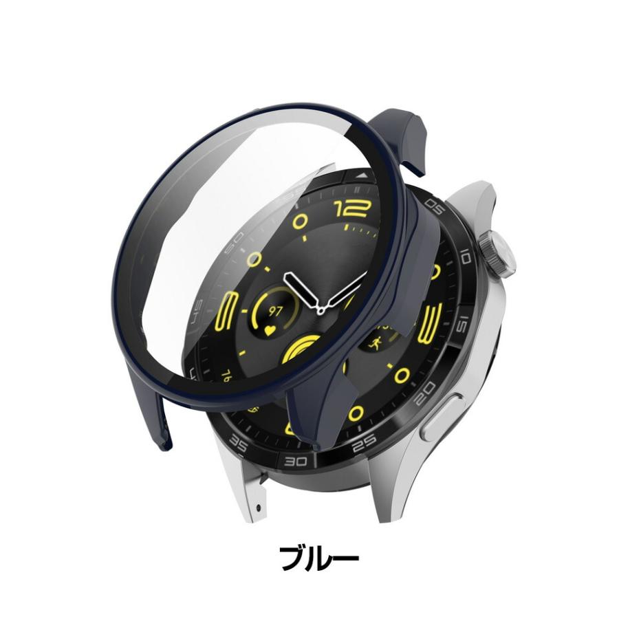 HUAWEI WATCH GT 4 41mm 46mm ケース PC素材+強化ガラス フルカバー 液晶保護 クリア シンプルで CASE 落下衝撃 フィルム一体 全面保護 人気 保護ケース｜coco-fit2018｜19