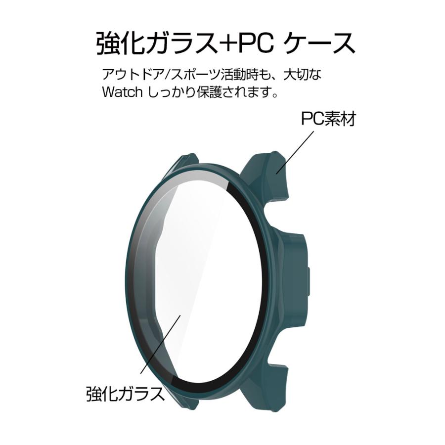 HUAWEI WATCH GT 4 41mm 46mm ケース PC素材+強化ガラス フルカバー 液晶保護 クリア シンプルで CASE 落下衝撃 フィルム一体 全面保護 人気 保護ケース｜coco-fit2018｜09