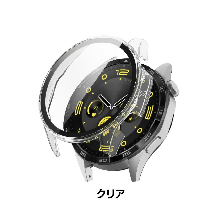 HUAWEI WATCH GT 4 41mm 46mm ケース PC素材+強化ガラス フルカバー 液晶保護 クリア シンプルで CASE 落下衝撃 フィルム一体 全面保護 人気 保護ケース｜coco-fit2018｜15