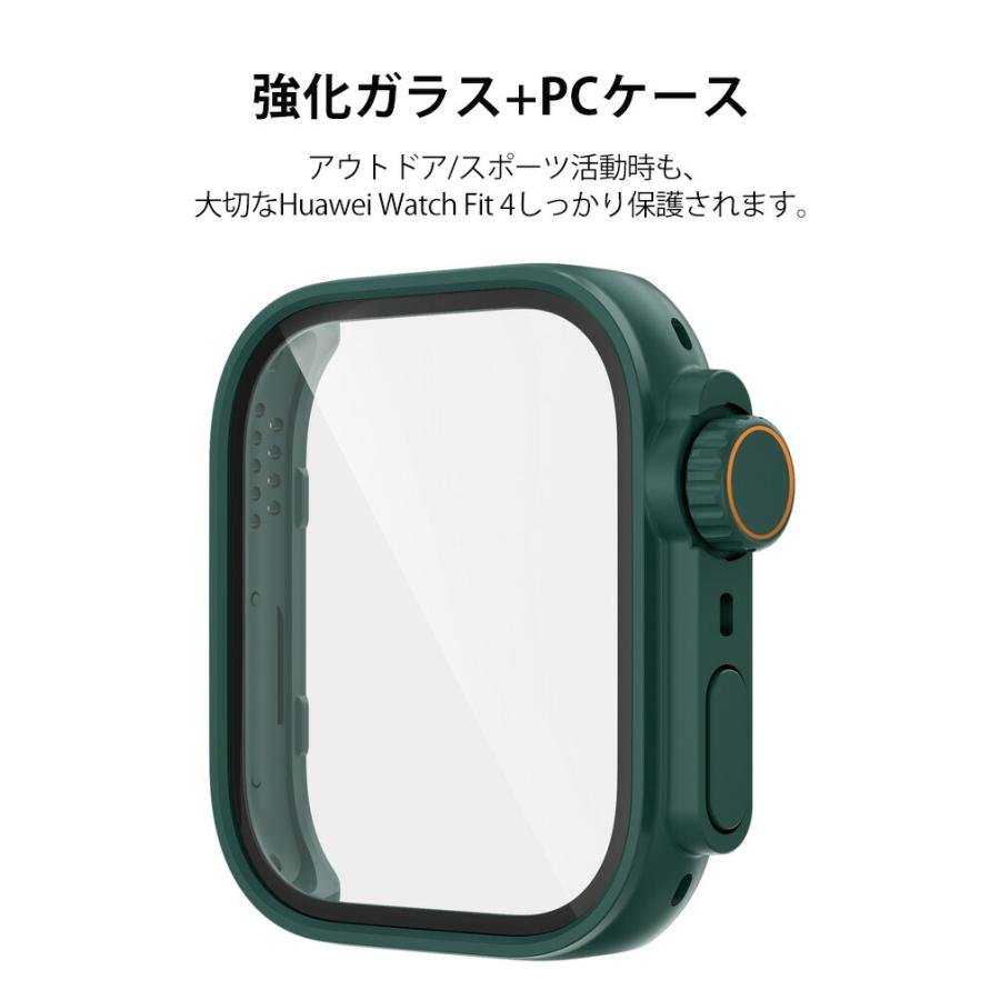 HUAWEI（ファーウェイ） ウォッチ Watch Fit 4 用の クリアケース 強化