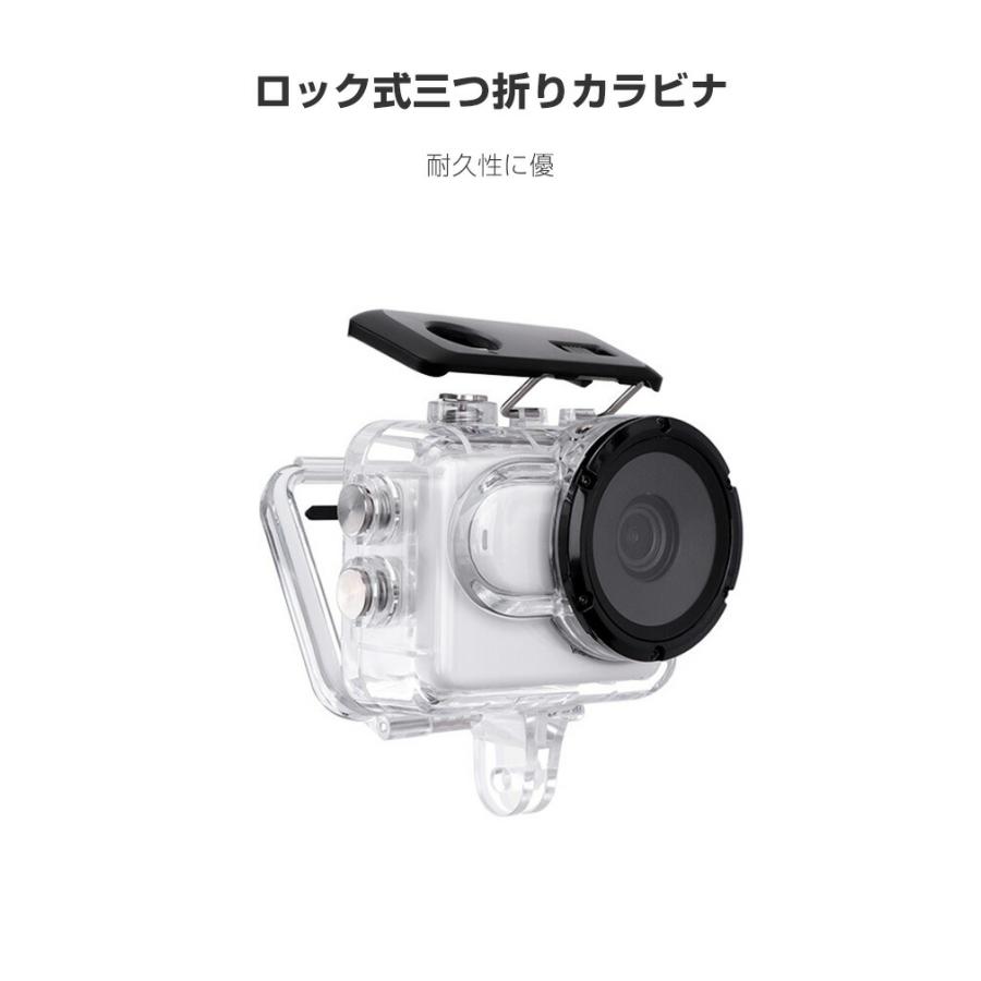 Insta360 GO 3 インスタ360 GO3 潜水ケース 60m防水 優れた防水性能 水中撮影 水中タッチスクリーン ガラスレンズは Insta360用アクセサリー 便利 実用 人気｜coco-fit2018｜03