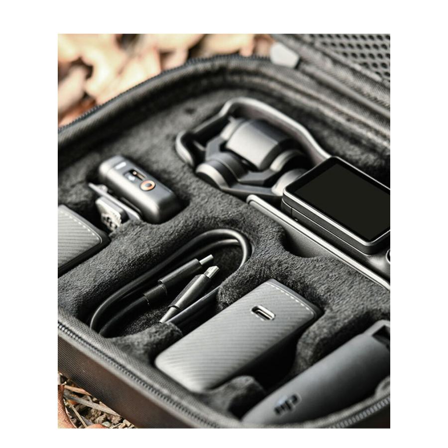 DJI オスモ ポケット3 収納ケース 保護ケース バッグ 防震 防塵 Osmo Pocket 3本体やケーブルなどのアクセサリも収納可能 耐衝撃 ケース 携帯便利｜coco-fit2018｜04