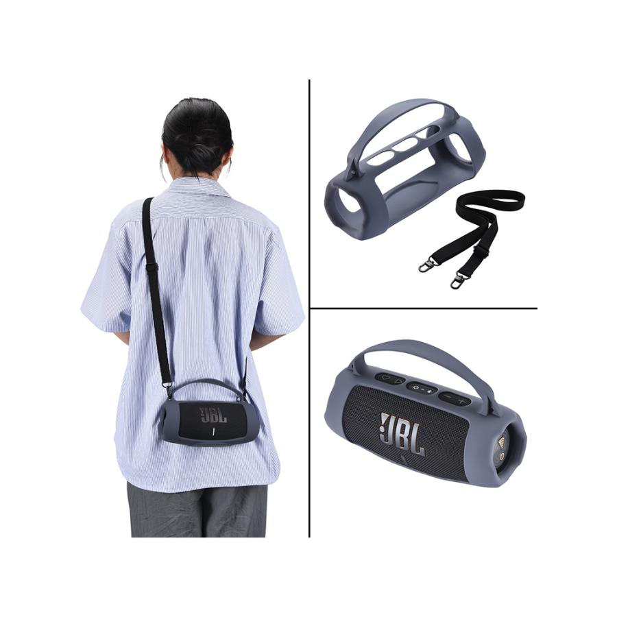 JBL CHARGE ESSENTIAL 2 ケース シリコン素材 カバー スピーカー CASE