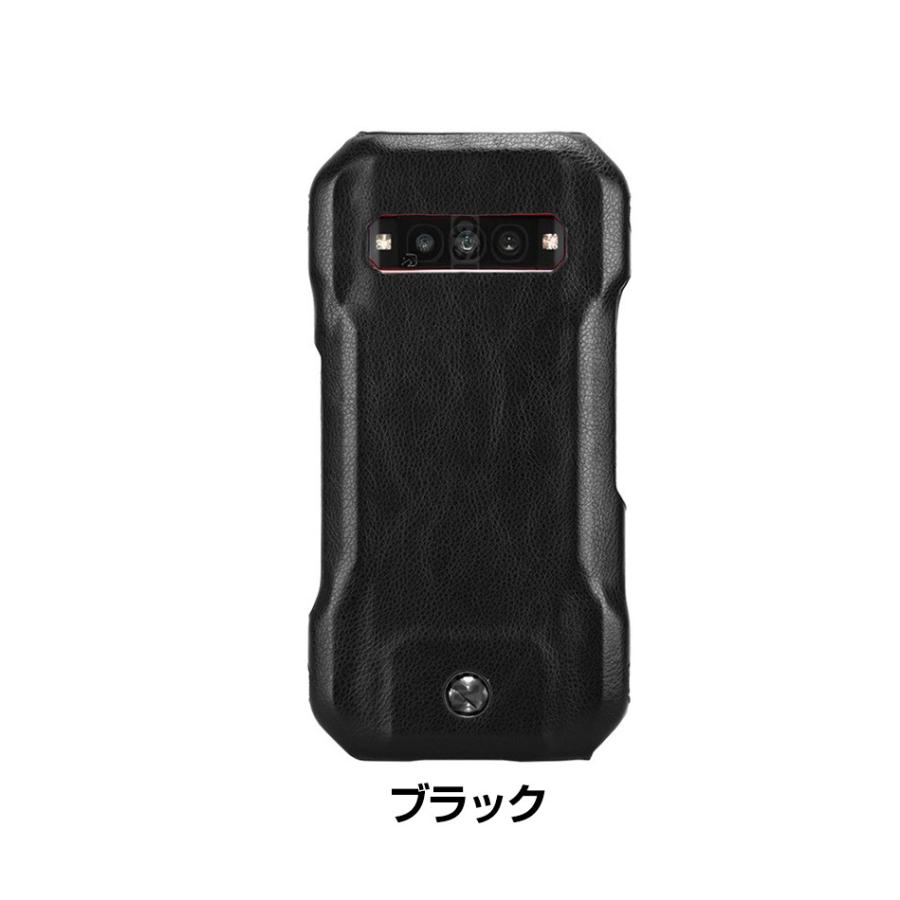 京セラ KYOCERA TORQUE G06 KYG03 ケース PC素材 背面PUレザー調 持ち