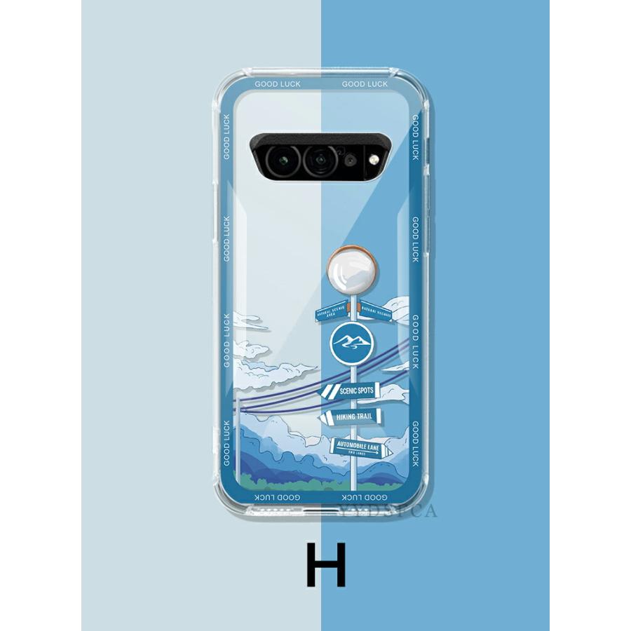 TORQUE KYOCERA G07 ケース 透明 クリア TPU素材 カラフル 可愛い CASE