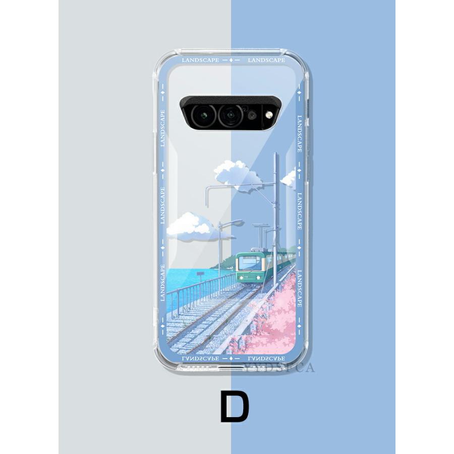 TORQUE KYOCERA G07 ケース 透明 クリア TPU素材 カラフル 可愛い CASE