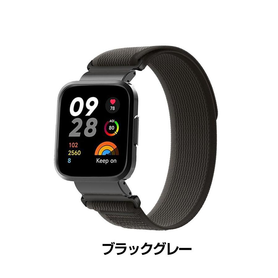 Redmi Watch 3 Active 交換 バンド ナイロン素材 腕時計ベルト