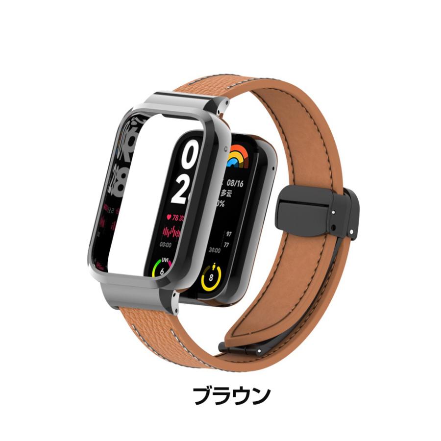 Xiaomi Smart Band 8 Pro 交換 バンド PUレザー素材 おしゃれ スポーツ ベルト 替えベルト 簡単装着 磁気吸着 調節可能 人気 腕時計バンド 交換ベルト｜coco-fit2018｜13