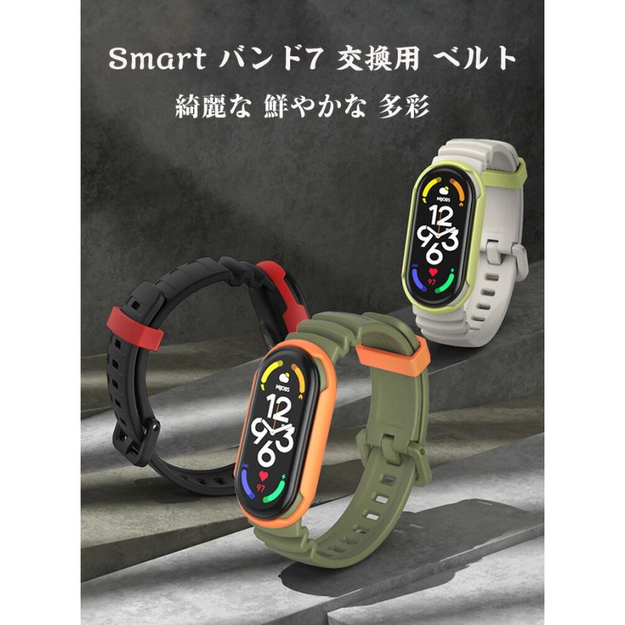 Xiaomi Smart Band 7 ウェアラブル端末・スマートウォッチ 交換 バンド PC＆TPU素材 スポーツ ベルト人気 腕時計バンド 交換ベルト｜coco-fit2018｜16