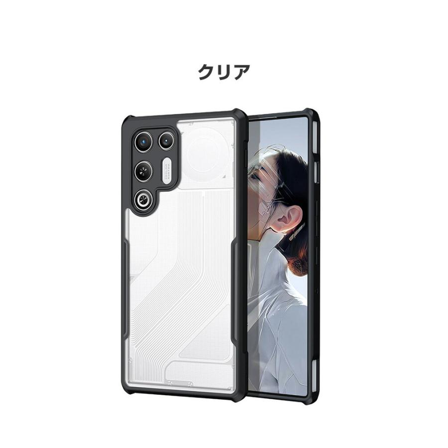 nubia ヌビア Nubia REDMAGIC 11 Air 対応 TPU＋アクリルケース マット