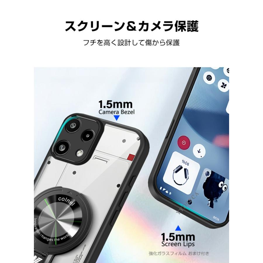 Nothing Phone (3a) ブラック 未開封 国内版 おまけ付き Nothing Phone (3a) Lite ケース カバー CASE アルミ合金素材 枠