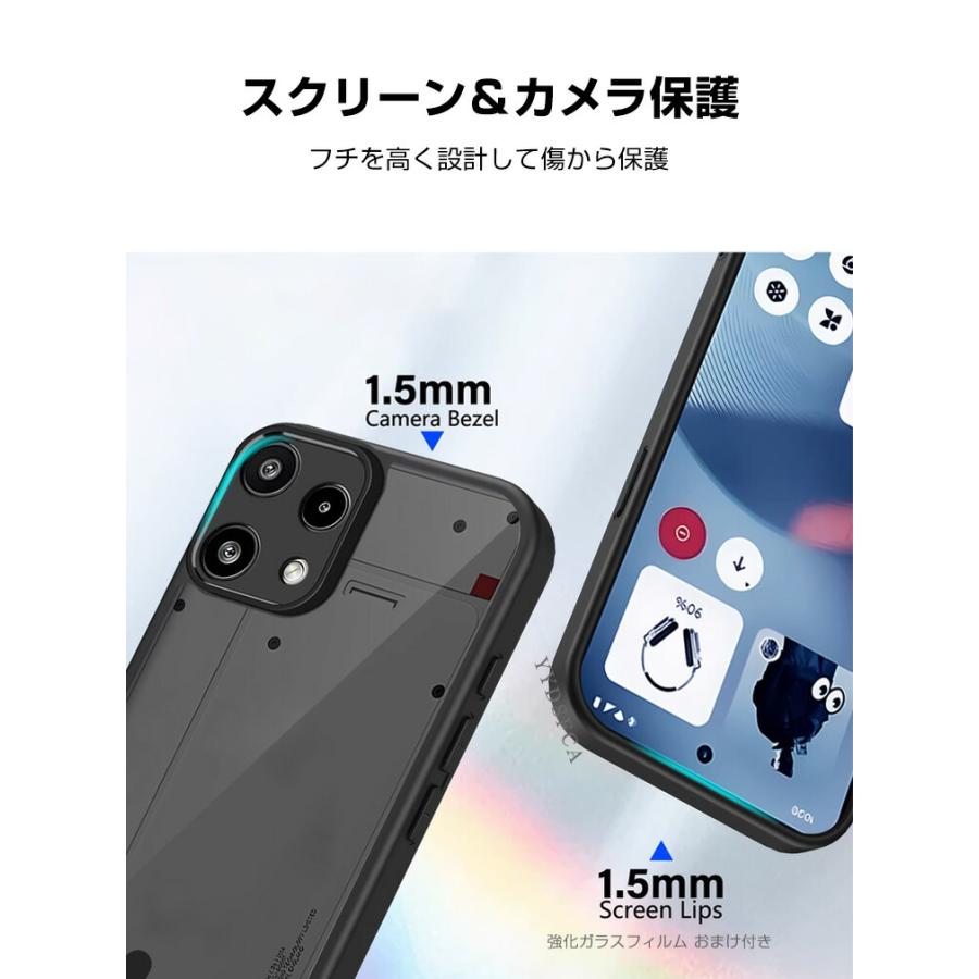 Nothing Nothing Phone (3a) Lite スマホ用のケース TPU+PC素材 人気
