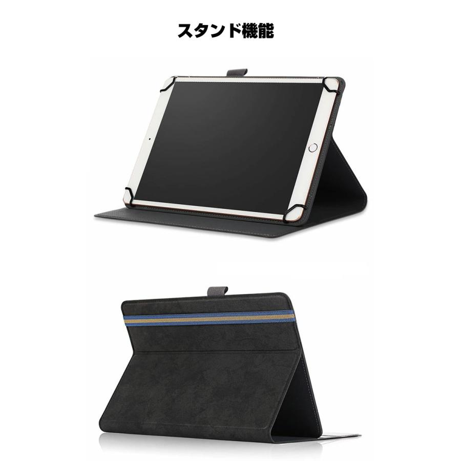 Blackview Oscal Pad10 10.1インチ ケース 手帳型 PUレザー 耐衝撃 落下防止  おしゃれ  CASE 持ちやすい 精密加工 汚れ防止 スタンド機能 手帳型カバー｜coco-fit2018｜09