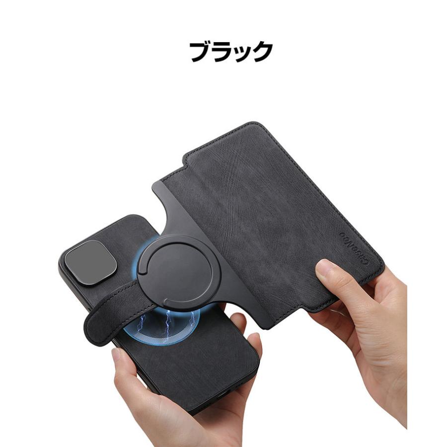 IPHONE 16 PLUS 用 ケース 手帳型 カード収納 RAPTIC iPhone 16 Plus ケース 手帳型 カード 収納 耐衝撃