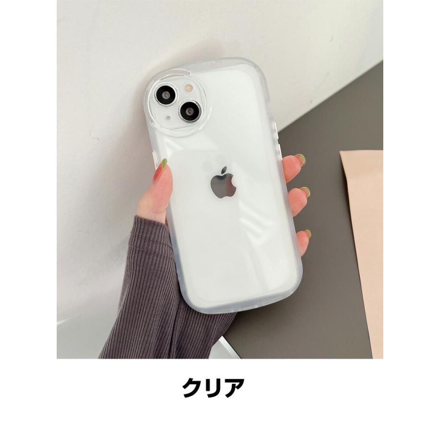 Apple iPhone14 Pro Max クリア ケース 背面カバー かわいい 持ちやすい 衝撃防止 波仕様 多彩 可愛い 透明 ソフトケース 強化ガラスフィルム おまけ付き｜coco-fit2018｜15