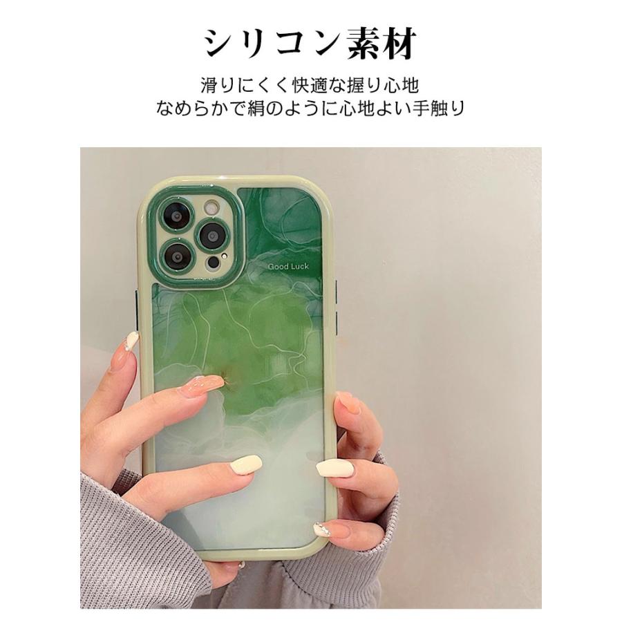 iPhone 14 Plus Pro ProMax ケース ぼかしの水墨画 レディース