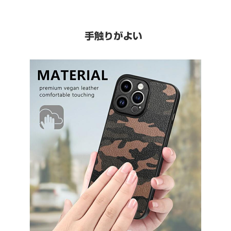 iPhone 15 ケース  iPhone 15  iPhone 15 Plus  iPhone 15 Pro  iPhone 15 Pro Max ケース 耐衝撃 カバー TPUとPCとPUレザー 3重構造 迷彩調 人気 CASE｜coco-fit2018｜11