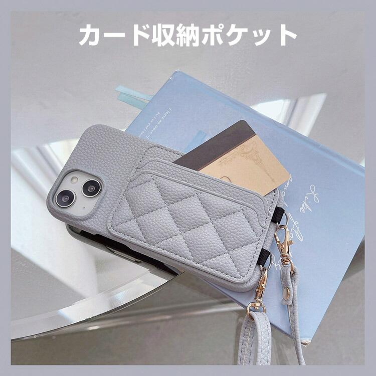 Apple iPhone 15 Plus Pro Maxケース 背面カバー カード収納