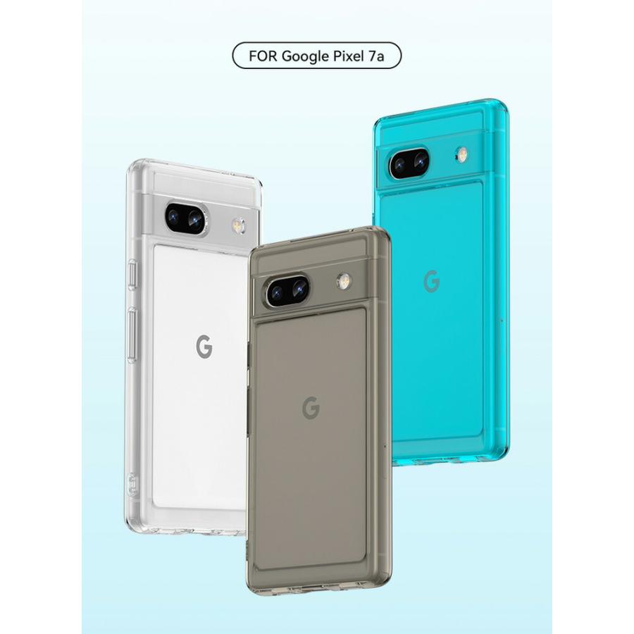 Google Pixel 7a 本体+ケース　画面にヒビあり Google Pixel 7a ピクセル7A ケース クリア TPU素材 スマホ保護ケース