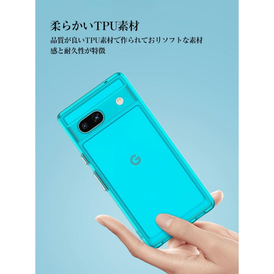 Google Pixel 7a ピクセル7A ケース クリア TPU素材 スマホ保護ケース