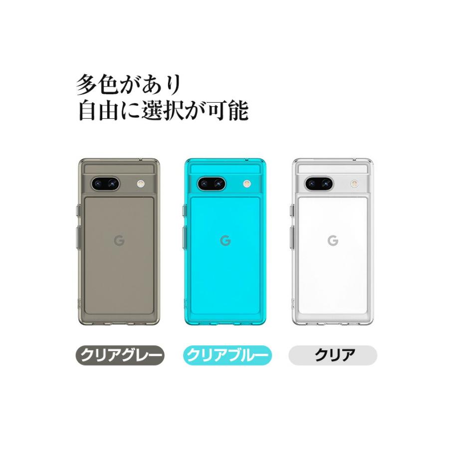 Google Pixel 7a ピクセル7A ケース クリア TPU素材 スマホ保護ケース