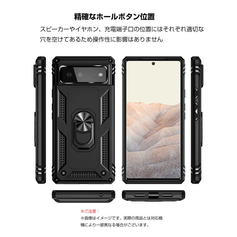 Google Pixel 6A ケース タフで頑丈 2重構造 耐衝撃 衝撃吸収 落下防止