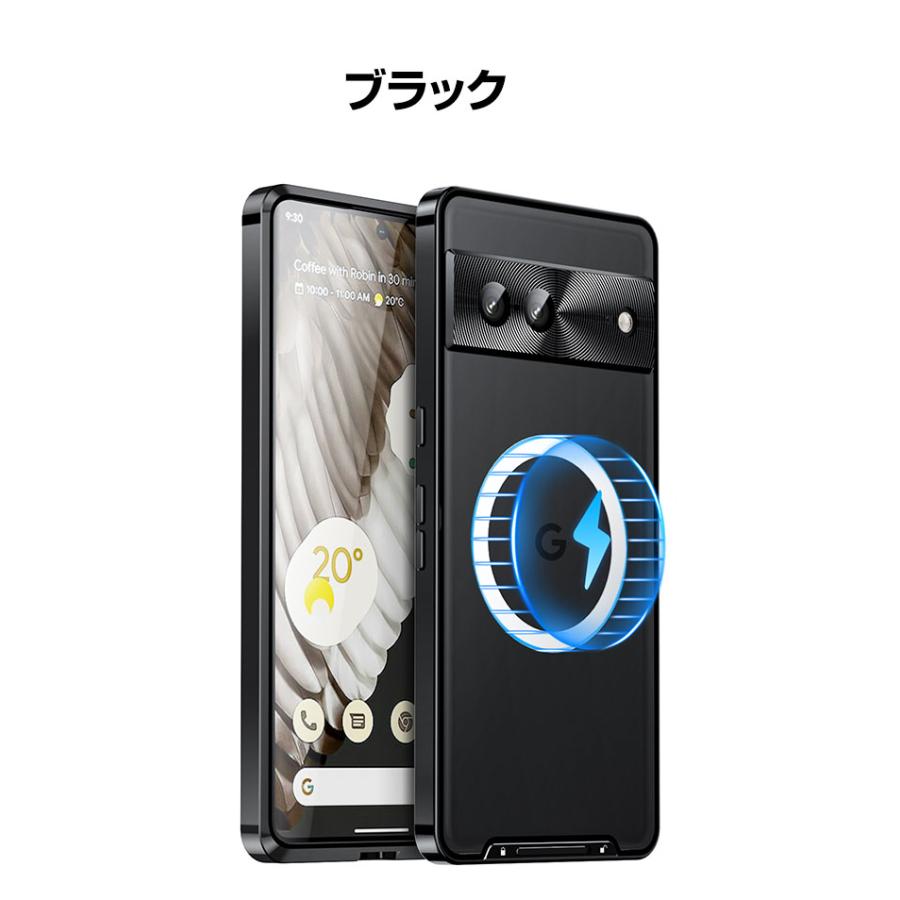 Google Pixel 8 Pro 8A 7A 7/7PROケース カバー アルミバンパー