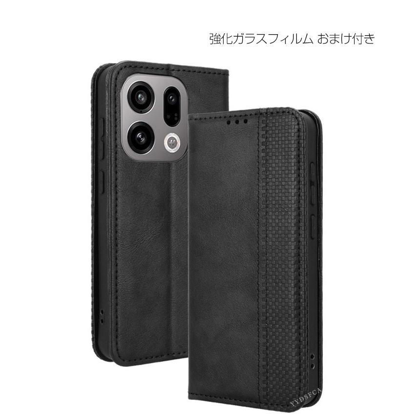 OPPO（オッポ） OPPO Find X9/Find X9 Pro 用の手帳型カバー TPU+PU